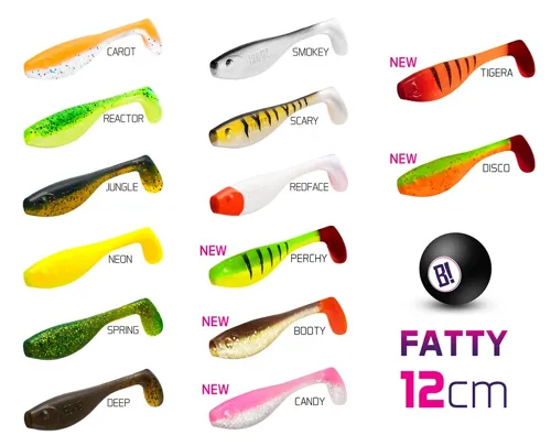 Umělá nástraha BOMB! Fatty / 5ks 12cm