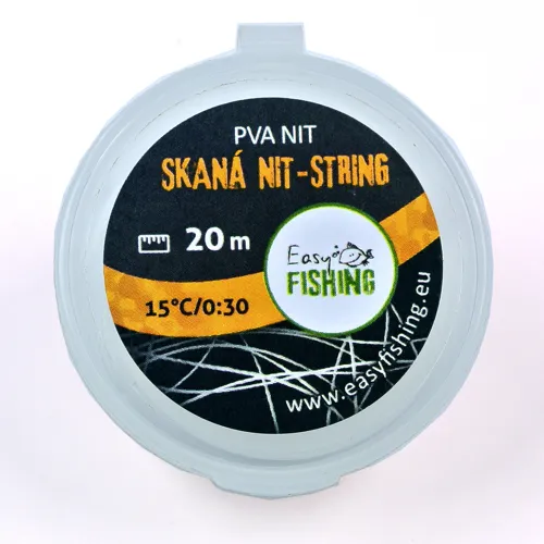 EasyFISHING šňůrky,pásky - PVA niť tenká 20m