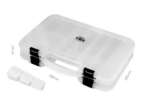 Krabice Delphin TBX Duo 298-12P Clip 298x220x57mm