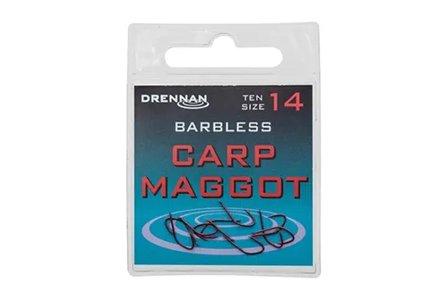 Drennan háčky bez protihrotu Carp Maggot Barbless