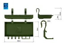 Polička na rodpod Delphin ShelfPOD / Camo 20x10x3cm (6)