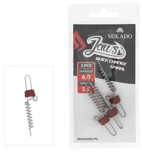 Mikado Vrut na nástrahy JAWS QUICK CHANGE SPIRAL 6cm - 3 ks