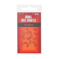 ESP kroužky Oval Rings 6mm 20ks
