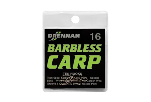 Drennan háčky bez protihrotu Carp Barbless