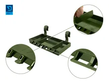 Polička na rodpod Delphin ShelfPOD / Camo 20x10x3cm (2)