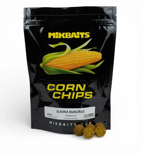 Mikbaits Corn Chips boilie Sladká kukuřice