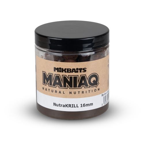 Mikbaits ManiaQ boilie v dipu 250ml - NutraKRILL