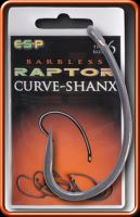 ESP háčky bez protihrotu Curve Shanx Barbless
