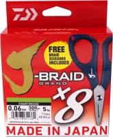 Daiwa Pletená Šňůra J-Braid Grand X8 270m 0,13mm/8,5kg