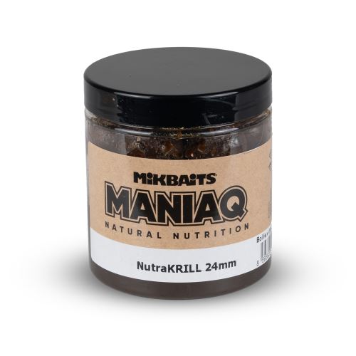Mikbaits ManiaQ boilie v dipu 250ml - NutraKRILL