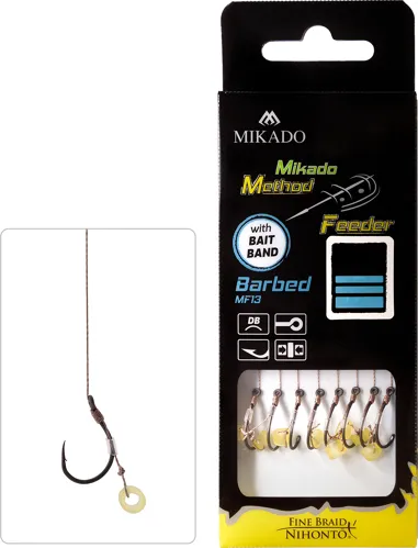 Mikado Hotový Návazec Method Feeder s Gumkou 10cm