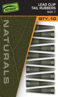 Fox Převleky Edges Naturals Slik Lead Clip Tail Rubber Size 10 10ks