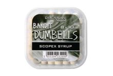 Drennan nástrahy Bandit Dumbells 8 & 10 mm Scopex Syrup