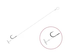 Návazec Delphin FLR Quickstop / 6ks 8cm/ 0,22mm / BARB #8