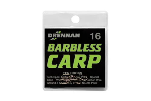 Drennan háčky bez protihrotu Carp Barbless