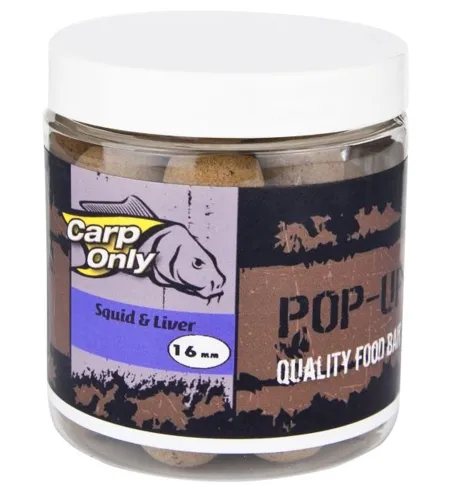 Plovoucí boilies CARP ONLY Squid Liver 80g