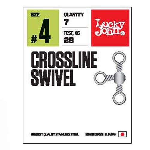 Lucky John obratlíky Crossline Swivel