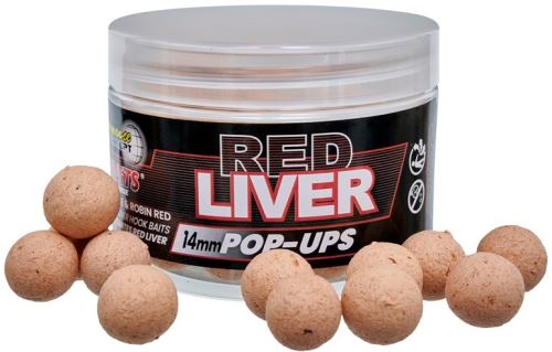 Starbaits Boilies POP UP Red Liver 50g