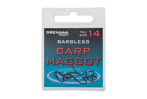Drennan háčky bez protihrotu Carp Maggot Barbless