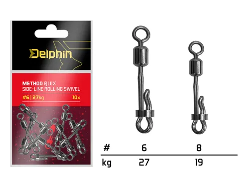 Rychloobratlík s pojistkou Delphin Method QuiX / 10 ks