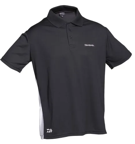 Daiwa - Polokošile Poloshirt schwarz/weiß