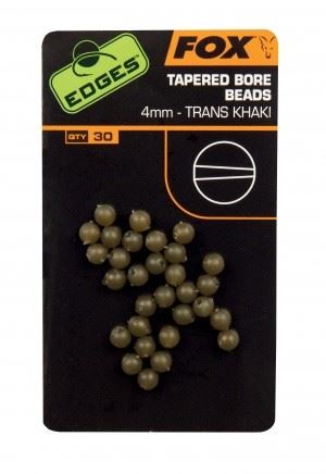 FOX - Korálky Edges Tapered Bore Beads 4mm (30ks)