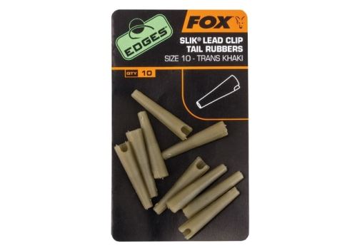 FOX - Převleky na závěsky na olovo Edges Slik Lead Clip Tail Rubber vel. 10