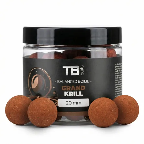 TB Baits Vyvážené Boilie Balanced + Atraktor Grand Krill 100 g