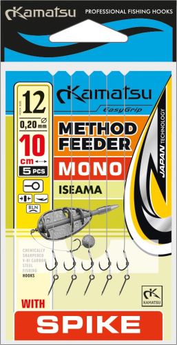 Kamatsu Návazec METHOD FEEDER MONO ISEAMA SPIKE 5ks