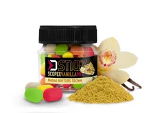 Nástraha MIX D SNAX WAFT 10x7mm/20g Scopex - Vanilka