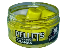 LK Baits Pelety v dipu Ananas 17mm, 60g