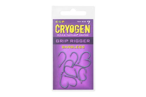 ESP háčky Cryogen Grip Rigger Barbless  10ks