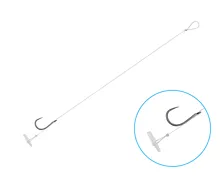 Návazec Delphin FLR Quickstop / 6ks 8cm / 0,22mm / B-LESS #8