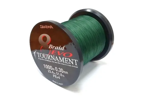 Daiwa Pletená šnůra TOURNAMENT 8XBRAID EVO