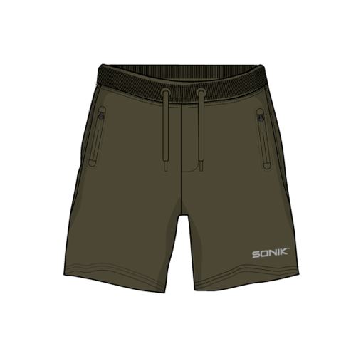 Sonik Kraťasy Green Fleece Shorts