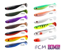 Umělá nástraha BOMB! Rippa / 5ks 8cm/CAROT