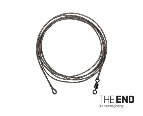 Návazec THE END Leadcore + swivel / 3ks 1m