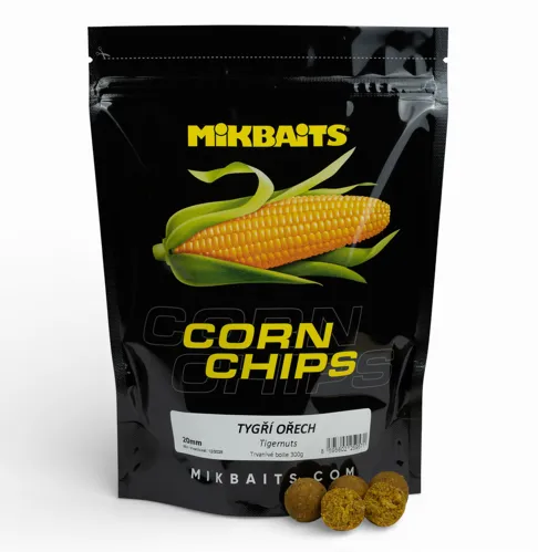 Mikbaits Corn Chips boilie Tygří ořech