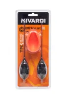 Mivardi Sada rychlovýměnných method krmítek QMR Grip XL long (50g + 60g + mould) (4)