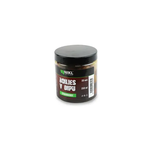 Nikl Boilies v dipu Strawberry 250ml