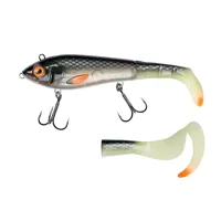MCHYBRID SVARTZONKER 20CM GLOW SHAD
