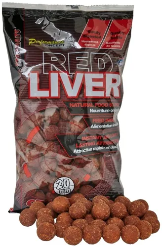Starbaits - Red Liver - Boilie potápivé 1kg