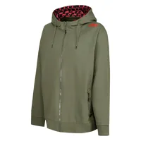 JRC ZIPPED HOODY GREEN mikina