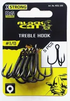 Black Cat - Trojháček #1 Black Cat Treble Hook DG DG coating 5pcs
