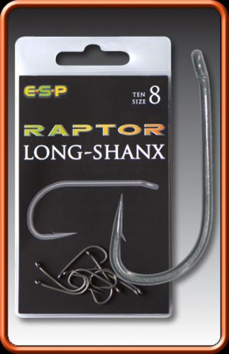 ESP háčky Raptor Long-Shanx 10ks