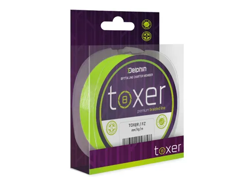 Delphin Šňůra TOXER / fluo zelená 150m