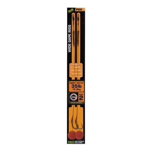 Fox Návazec Edges Wide Gape Camotex Semi Stiff