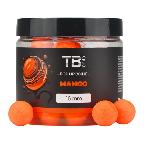 TB Baits Plovoucí Boilie Pop-Up Mango + NHDC 65g