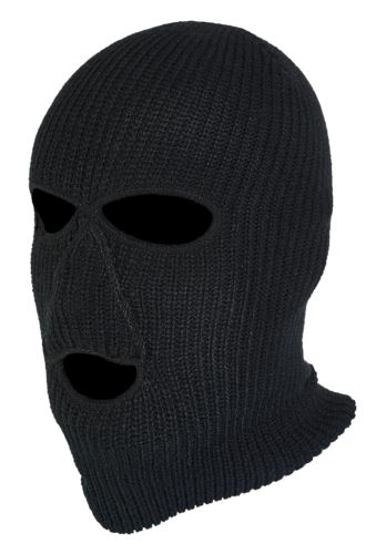 Norfin kukla Hat-Mask Knitted  Black