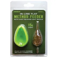 Drennan krmítko Flat Feeder and Mould (2)